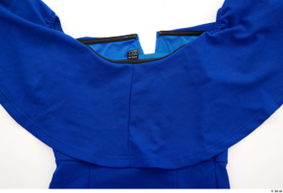 Clothes Suleika  336 blue off shoulder ruffle collar dress…